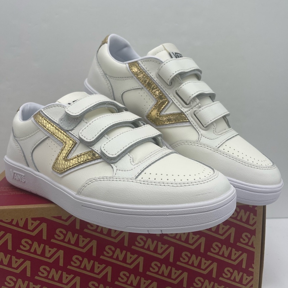 Vans WMNS Lowland Cc Velcro (Metallic V) Marshmallow/Gold Sneakers 
VN0A5DY89QT - Picture 4 of 16